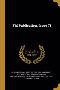 Fid Publication, Issue 71