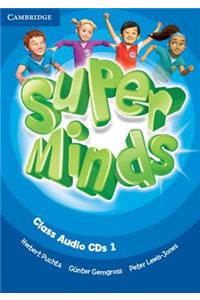 Super Minds Level 1 Class Audio CDs (3)