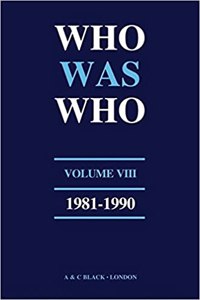 Who Was Who (1981-1990)