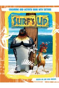 Surf's Up: Colouring and Activity Book with Tattoos