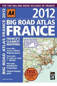 AA Big Road Atlas France