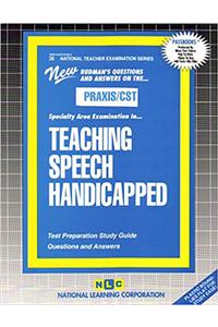 Teaching Speech Handicapped