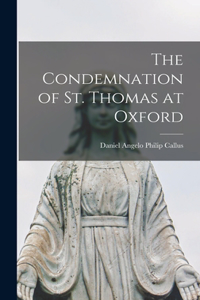 Condemnation of St. Thomas at Oxford