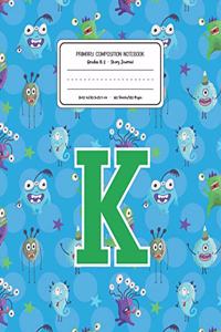 Primary Composition Notebook Grades K-2 Story Journal K