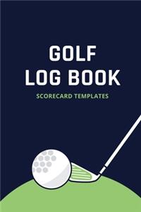 Golf Log Book Scorecard Templates