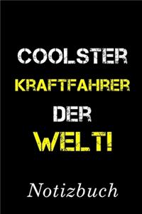 Coolster Kraftfahrer Der Welt Notizbuch