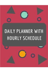 Daily Planner with Hourly Schedule