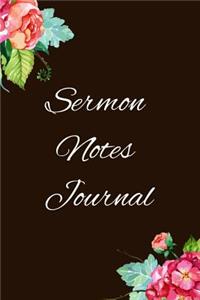 Sermon Notes Journal