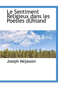Le Sentiment Religieux Dans Les Po Sies D Hland