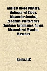 Ancient Greek Writer Introduction