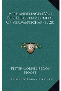 Verhandelingen Van Der Letteren Affinitas Of Verwantschap (1728)