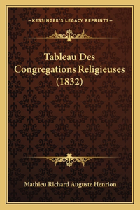 Tableau Des Congregations Religieuses (1832)