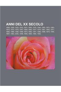 Anni del XX Secolo