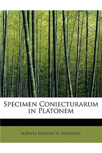 Specimen Coniecturarum in Platonem