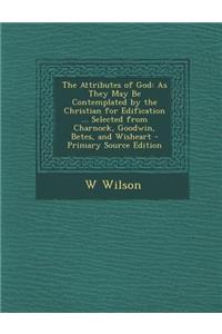 The Attributes of God