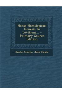 Horae Homileticae