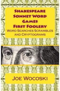 Shakespeare Sonnet Word Games First Foolery