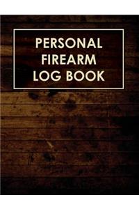 Personal Firearm Log Book