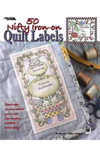 50 Nifty Iron-On Quilt Labels (Leisure Arts #3466)
