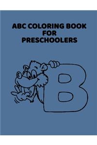 ABC Coloring Book For Preschoolers