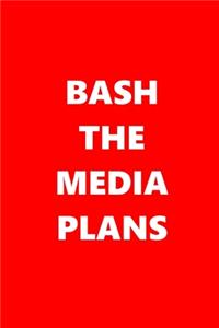 2020 Daily Planner Bash Media Plans Text Red White 388 Pages