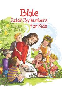 Bible Color By Numbers For Kids