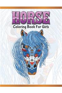 Horse Coloring Book For Girls