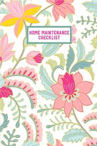 Home Maintenance Checklist
