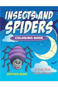 Insects And Spiders Coloring Book