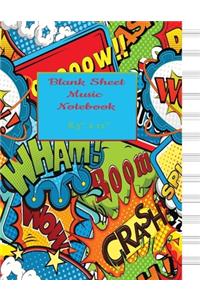 Blank Sheet Music Notebook