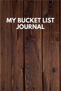 My Bucket List Journal
