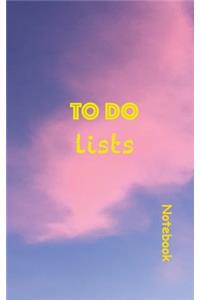 To Do Lists Notebook