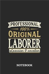Professional Original Laborer Notebook of Passion and Vocation