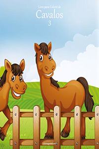 Livro para Colorir de Cavalos 3