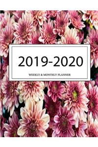 2019 - 2020 Weekly and Monthly Planner