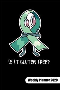 Is it gluten free? Weekly Planner 2020