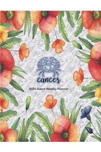 Cancer 2020 Dated Weekly Planner