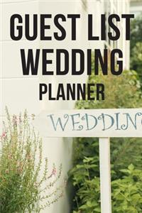 Guest List Wedding Planner