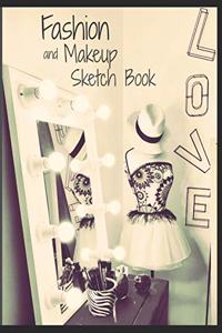 Fashion and Makeup Sketch Book