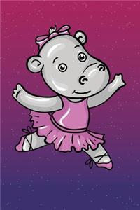 Cute Ballerina Hippo