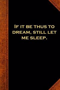 2020 Daily Planner Shakespeare Quote Dream Sleep 388 Pages