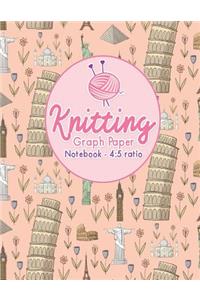 Knitting Graph Paper Notebook - 4