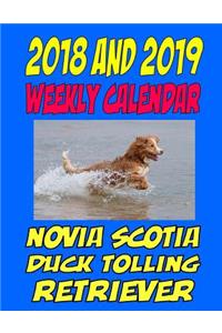 2018 and 2019 Weekly Calendar Nova Scotia Duck Tolling Retriever