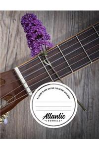6 String Blank Guitar Tablature Notebook - Lilac Fret