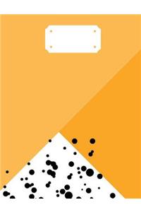 Orange Moroccan Print Composition Notebook