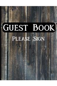 Guest Book Please Sign