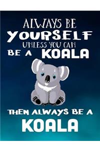 Always Be Yourself Unless You Can Be A Koala Then Always Be A Koala