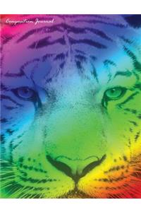 Composition Journal (Rainbow Tiger - 100 Graph Pages)