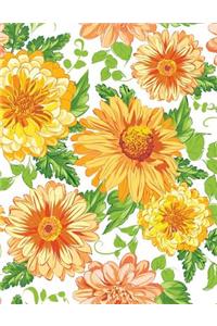Yellow Sunflowers Giant Sketchbook: Large Sketchbook - 600 Pages (300 Sheets), Giant Sketchbook Floral, Gifts for Women