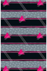 Bullet Journal Abstract Pattern Pink Triangles